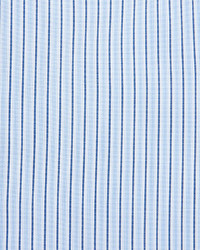 Charvet Striped Dress Shirt Whiteblue