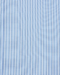 Charvet Striped French Cuff Dress Shirt Blue