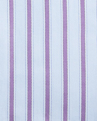 English Laundry Striped French Cuff Dress Shirt Bluepurple