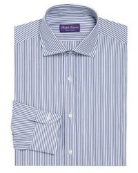 Ralph Lauren Purple Label Striped Regular Fit Dress Shirt