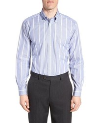 Gitman Tailored Fit Stripe Dress Shirt