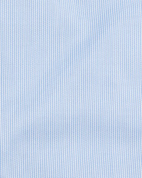Charvet Thin Striped Dress Shirt Light Blue