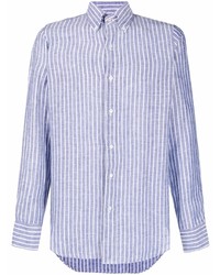 Finamore 1925 Napoli Linen Long Sleeve Shirt