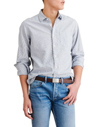 Alex Mill Stripe Cotton Linen Button Up Shirt