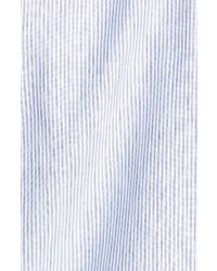 Vilebrequin Stripe Linen Blend Sport Shirt