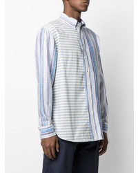 Etro Stripe Print Linen Shirt
