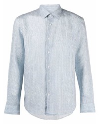 Altea Striped Button Up Linen Shirt