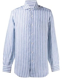 Barba Striped Linen Shirt