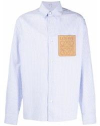Loewe Anagram Patch Striped Shirt