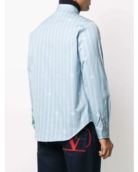 Gucci Bee Striped Shirt