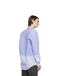 Vetements Blue And White Stripe Double Classic Shirt