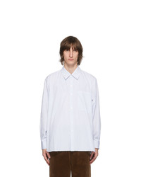 Camiel Fortgens Blue And White Stripe Shirt