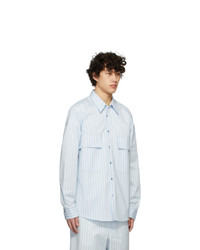 Sies Marjan Blue And White Striped Torres Shirt