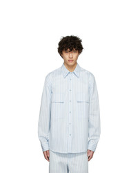 Sies Marjan Blue And White Striped Torres Shirt
