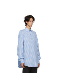 Gucci Blue Striped Alessandro Shirt