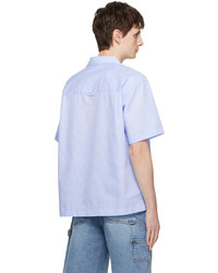 Dunst Blue Striped Shirt
