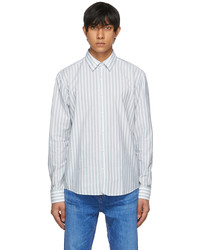 Hugo Blue White Striped Ermo Shirt