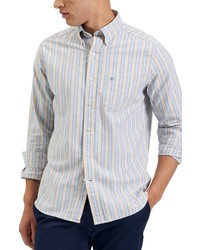 Ben Sherman Brighton Collegiate Stripe Organic Cotton Button Up Shirt