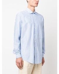 Massimo Alba Canary Striped Cotton Shirt
