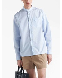 Prada Chest Pocket Striped Shirt