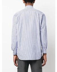 Comme Des Garcons Play Comme Des Garons Play Embroidered Logo Striped Shirt