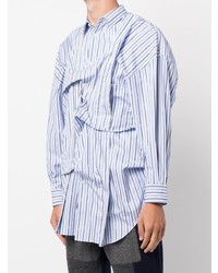 Comme Des Garcons SHIRT Comme Des Garons Shirt Asymmetric Striped Shirt