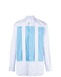 Comme Des Garcons SHIRT Comme Des Garons Shirt Contrast Panel Striped Shirt