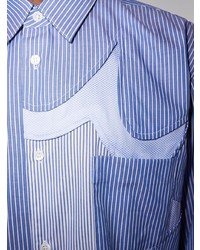 Comme Des Garcons SHIRT Comme Des Garons Shirt Panelled Striped Shirt