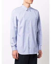 Comme Des Garcons SHIRT Comme Des Garons Shirt Stripe Pattern Print Cotton Shirt