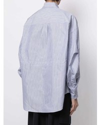 Fumito Ganryu Drawstring Waist Stripe Shirt
