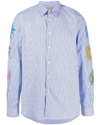 PS Paul Smith Graphic Print Striped Shirt