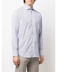 Canali Long Sleeve Striped Shirt