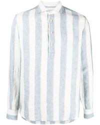 Eleventy Long Sleeve Striped Shirt