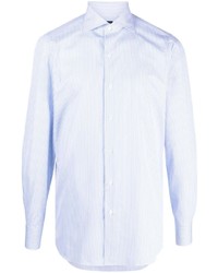Finamore 1925 Napoli Long Sleeve Striped Shirt