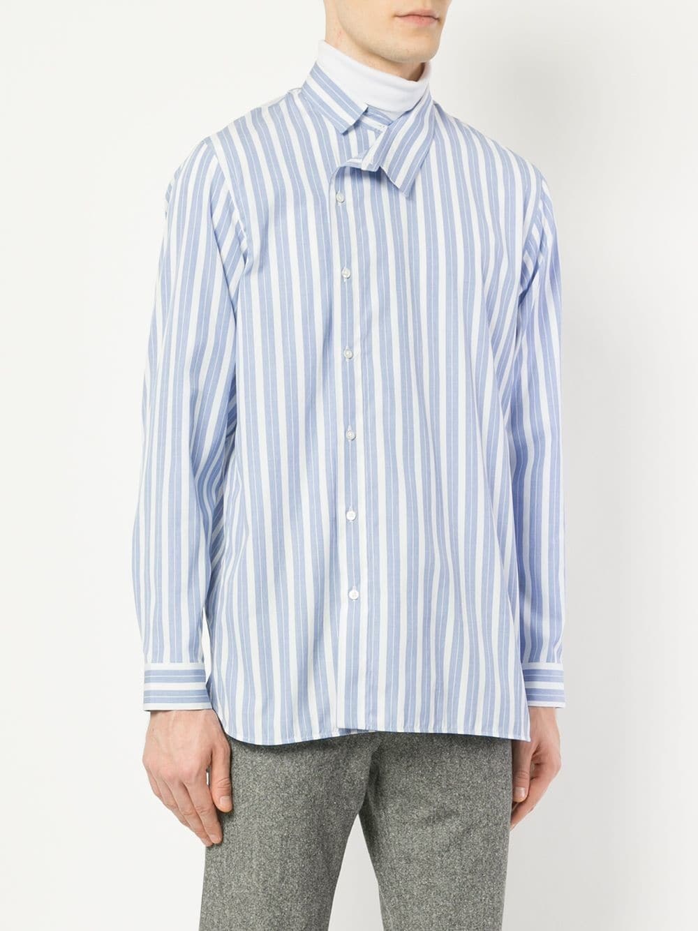 Jil Sander Off Center Stripe Shirt, $1,004 | farfetch.com | Lookastic