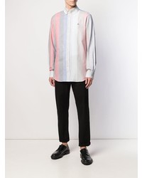 Vivienne Westwood Orb Embroidery Striped Shirt
