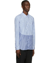 Comme des Garcons Homme Deux Paneled Striped Shirt