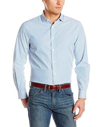 Perry Ellis Long Sleeve Bengal Stripe Woven Shirt