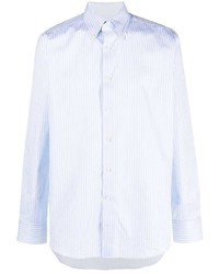 Canali Pinstripe Cotton Shirt