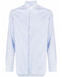 Barba Pinstripe Longsleeved Cotton Shirt