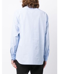Lardini Pinstripe Print Cotton Shirt