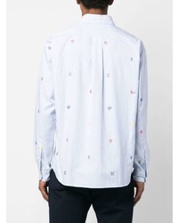 Kenzo Pixel Striped Shirt