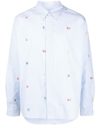 Kenzo Pixel Striped Shirt