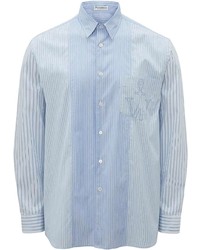 JW Anderson Relaxed Stripe Patchwork Shirt