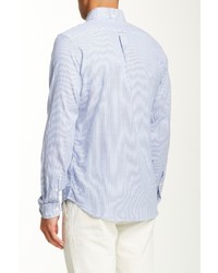 Gant Rugger Windblown Oxford Ministrip Long Sleeve Hugger Fit Shirt