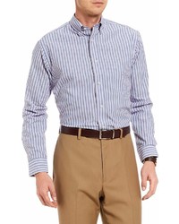 Daniel Cremieux Signature Stripe Long Sleeve Woven Shirt