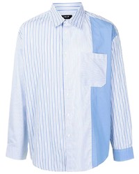 FIVE CM Stripe Print Cotton Shirt