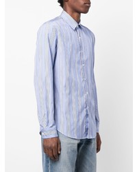 Maison Margiela Stripe Print Long Sleeve Shirt