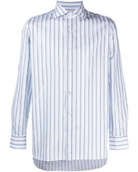 Borrelli Stripe Print Long Sleeved Shirt