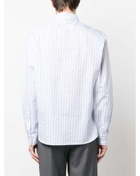 Brunello Cucinelli Striped Cotton Blend Shirt